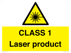 CLASS 1 Laser product